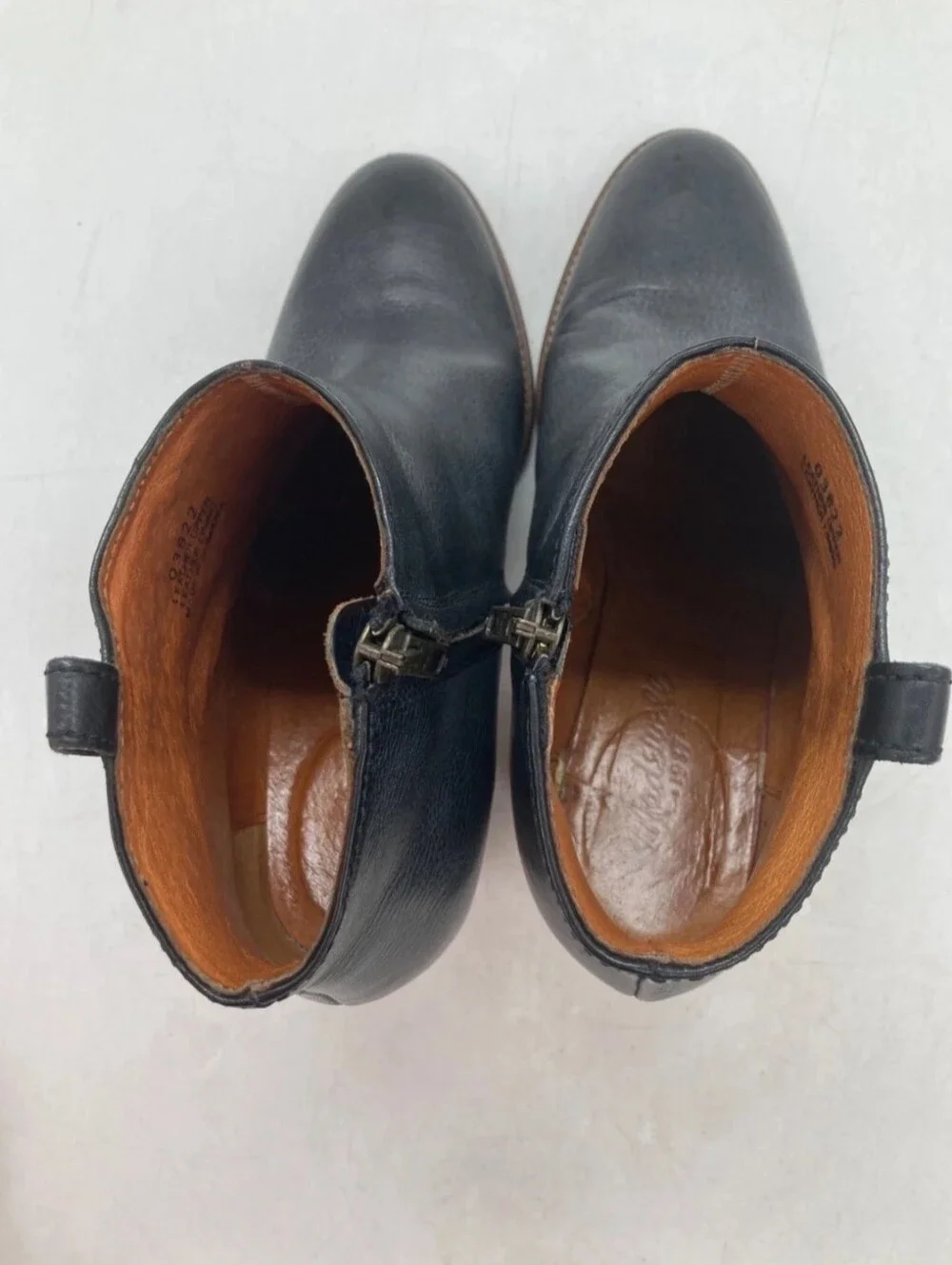 Madewell Billie Boot Leather Ankle Boots True Black Size 8.5 Box Made In Italy